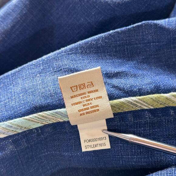 The Territory Ahead Linen Beachcomber Blazer L Mens NEW Sport Coat Blue Jacket - Picture 10 of 12